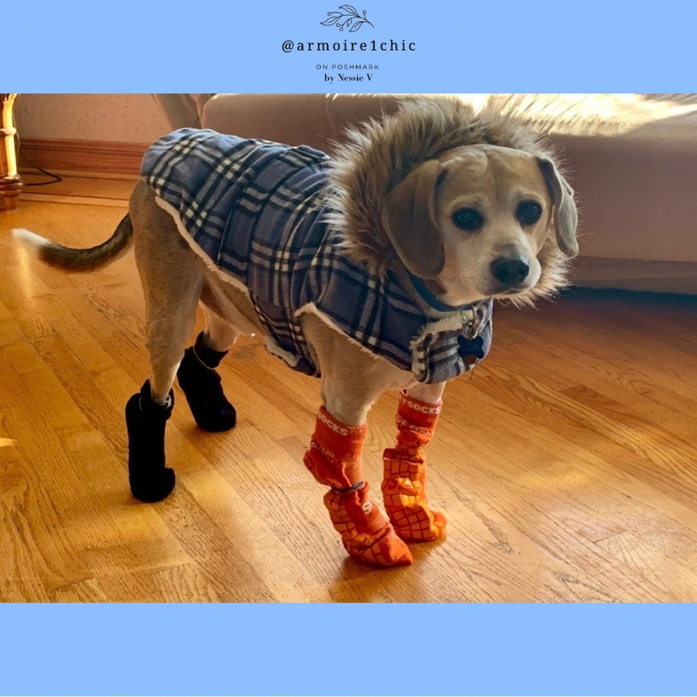 Insulated Plaid Dog Coat | Size Dogs XL